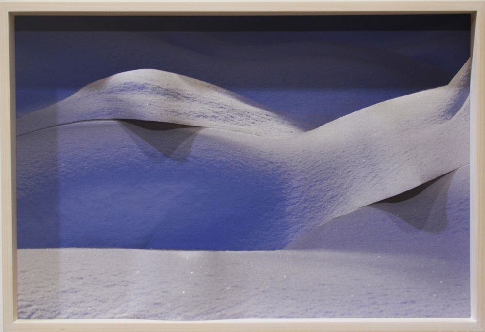Gersony: Estados-D'-água (snow) VI - Natural pigment on canvas - 34x50cm