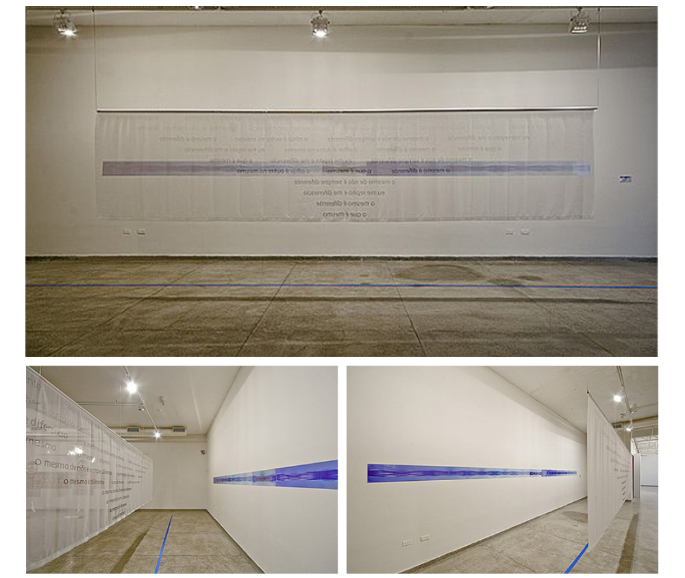 Gersony: 36 m², Impressão digital em cromia sb/ Duratrans e tecido. Museu do Estado de Pernambuco, Recife - 2009