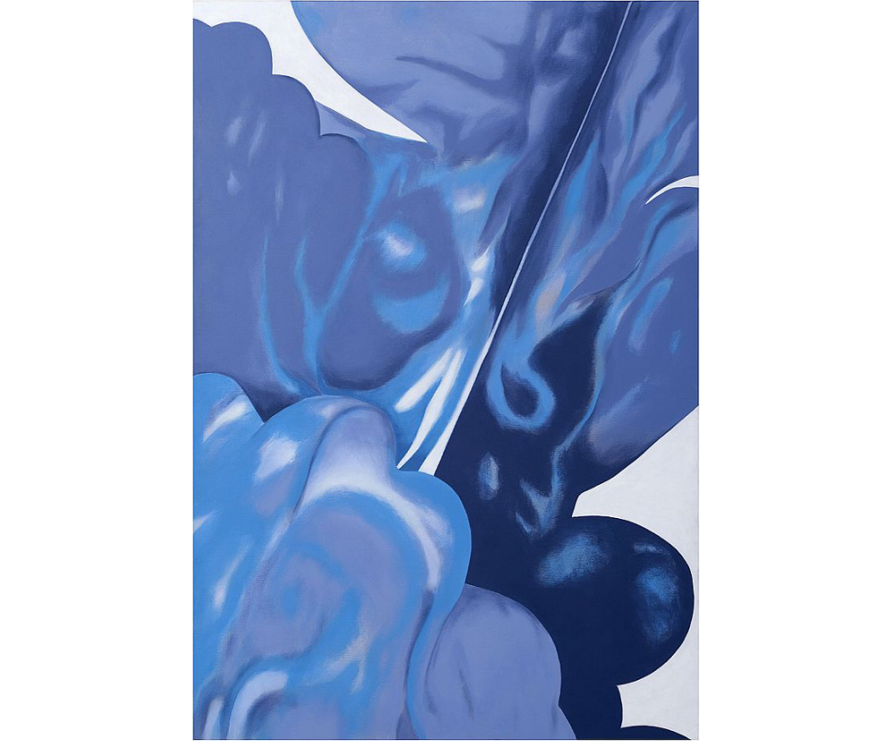 Gersony: Série Azuis de Asas  Acrílica s/ tela 1.60 X 1.00 cm   2012