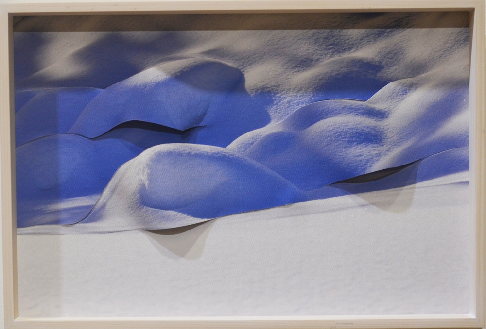 Gersony: Estados-D'-água (snow) VII - Natural pigment on canvas - 34x50cm