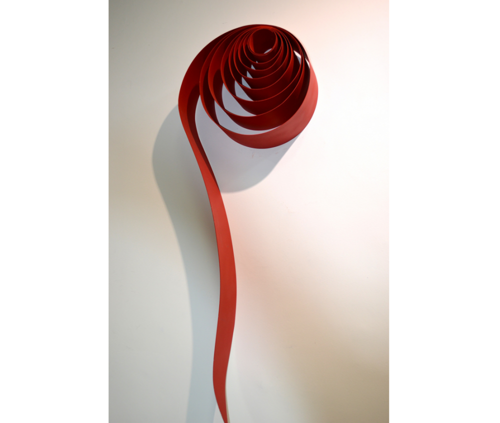Gersony: Red Cycle, 2014. Aluminium, 103x36x11cm